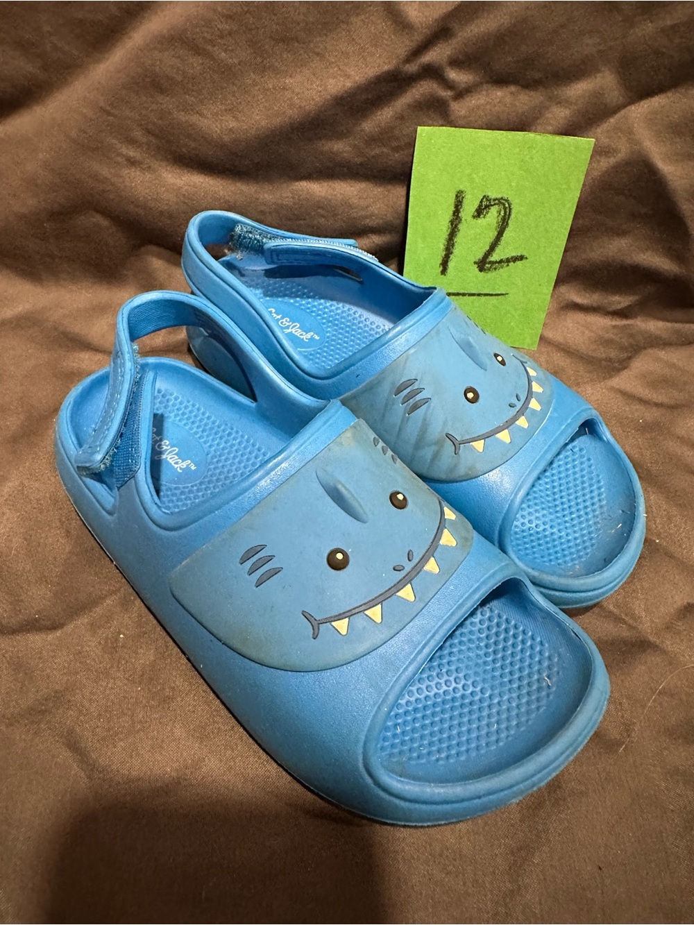 Blue Kids Shark Sandals - Cute Toddler Slip-On